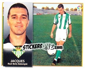 Sticker 2 bis) Jacques (Betis) - Liga Spagnola 1998-1999 - Colecciones ESTE