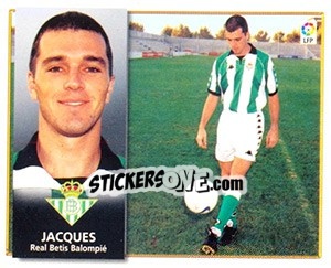 Sticker 2 bis) Jacques (Betis) - Liga Spagnola 1998-1999 n. 517 - Colecciones ESTE