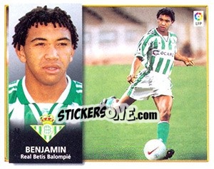 Figurina 3) Benjamin (Betis) - Liga Spagnola 1998-1999 - Colecciones ESTE