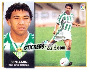 Cromo 3) Benjamin (Betis) - Liga Spagnola 1998-1999 n. 518 - Colecciones ESTE