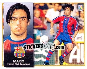 Figurina 6) Mario (FC Barcelona) - Liga Spagnola 1998-1999 - Colecciones ESTE