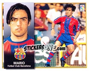 Cromo 6) Mario (FC Barcelona) - Liga Spagnola 1998-1999 n. 522 - Colecciones ESTE