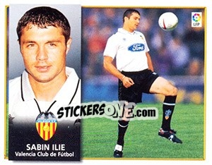 Sticker 9) Sabin Ilie (Valencia) - Liga Spagnola 1998-1999 n. 525 - Colecciones ESTE