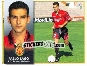 Sticker 14) Pablo Lago (Mallorca) - Liga Spagnola 1998-1999 - Colecciones ESTE