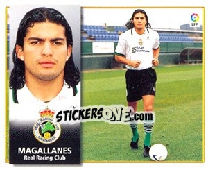 Cromo 14 bis) Magallanes (R Racing club) - Liga Spagnola 1998-1999 - Colecciones ESTE