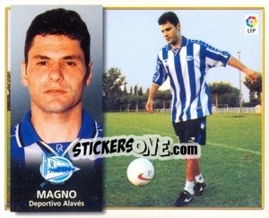 Cromo 15) Magno (Alaves) - Liga Spagnola 1998-1999 - Colecciones ESTE