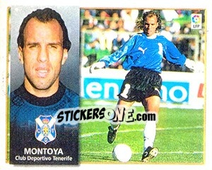 Cromo 16) Montoya (Tenerife) - Liga Spagnola 1998-1999 - Colecciones ESTE
