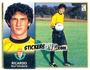 Figurina 21) Ricardo (Valladolid) - Liga Spagnola 1998-1999 - Colecciones ESTE