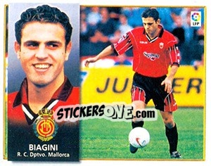 Sticker 25) Biagini (Mallorca) - Liga Spagnola 1998-1999 n. 543 - Colecciones ESTE