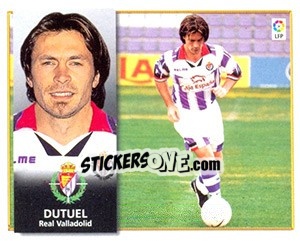 Sticker 27) Dutuel (Valladolid) - Liga Spagnola 1998-1999 - Colecciones ESTE
