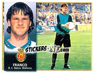 Sticker 29) Franco (Mallorca) - Liga Spagnola 1998-1999 n. 547 - Colecciones ESTE