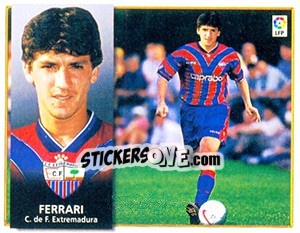 Sticker 31) Ferrari (Extremadura) - Liga Spagnola 1998-1999 - Colecciones ESTE