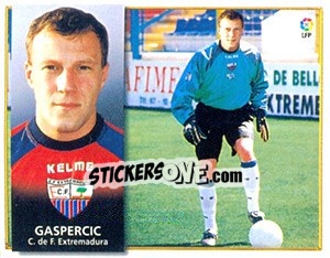 Sticker 34) Gaspercic (Extremadura) - Liga Spagnola 1998-1999 - Colecciones ESTE