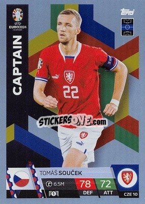 Sticker Tomáš Souček - UEFA Euro 2024. Match Attax
 - Topps