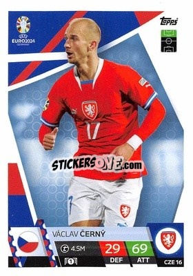 Sticker Václav Černý - UEFA Euro 2024. Match Attax
 - Topps