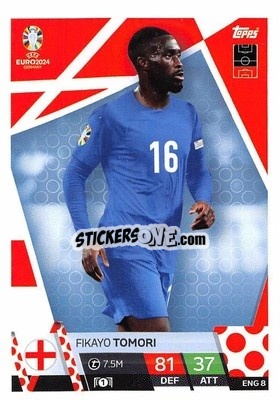 Figurina Fikayo Tomori - UEFA Euro 2024. Match Attax
 - Topps