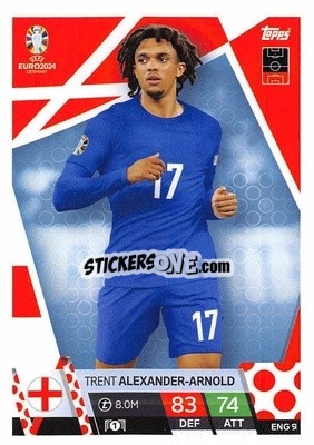 Sticker Trent Alexander-Arnold - UEFA Euro 2024. Match Attax
 - Topps