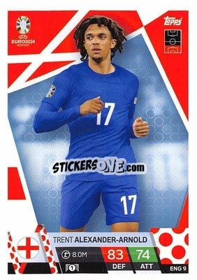 Sticker Trent Alexander-Arnold - UEFA Euro 2024. Match Attax
 n. ENG9 - Topps
