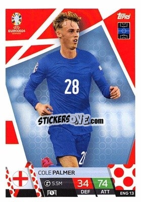 Figurina Cole Palmer - UEFA Euro 2024. Match Attax
 - Topps