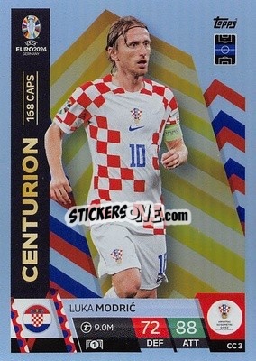 Figurina Luka Modrić - UEFA Euro 2024. Match Attax
 - Topps