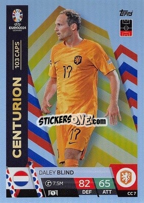 Figurina Daley Blind - UEFA Euro 2024. Match Attax
 - Topps