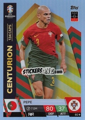 Sticker Pepe - UEFA Euro 2024. Match Attax
 n. CC9 - Topps