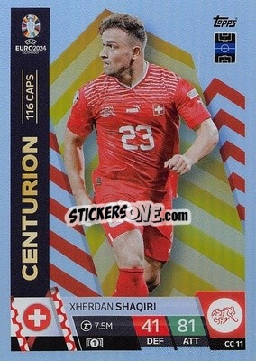 Sticker Xherdan Shaqiri - UEFA Euro 2024. Match Attax
 n. CC11 - Topps