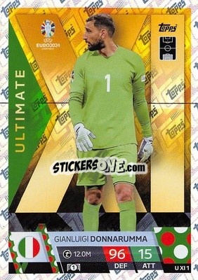 Sticker Gianluigi Donnarumma - UEFA Euro 2024. Match Attax
 n. UXI1 - Topps