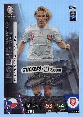 Sticker Pavel Nedvěd - UEFA Euro 2024. Match Attax
 n. LSS3 - Topps