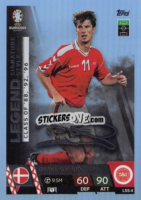 Sticker Brian Laudrup - UEFA Euro 2024. Match Attax
 n. LSS4 - Topps