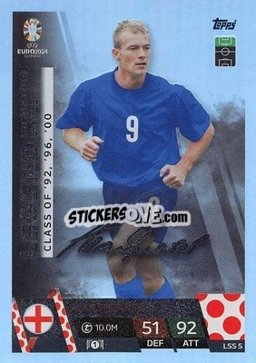 Sticker Alan Shearer - UEFA Euro 2024. Match Attax
 n. LSS5 - Topps