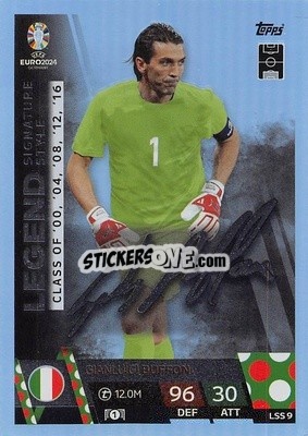 Sticker Gianluigi Buffon - UEFA Euro 2024. Match Attax
 n. LSS9 - Topps