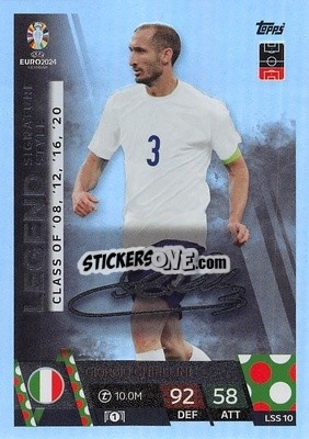 Sticker Giorgio Chiellini - UEFA Euro 2024. Match Attax
 n. LSS10 - Topps