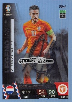 Sticker Robin van Persie - UEFA Euro 2024. Match Attax
 n. LSS12 - Topps