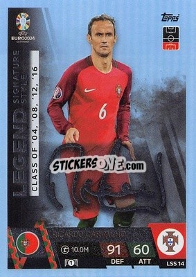Sticker Ricardo Carvalho - UEFA Euro 2024. Match Attax
 n. LSS14 - Topps