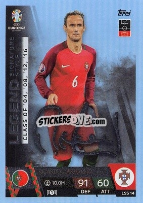 Cromo Ricardo Carvalho - UEFA Euro 2024. Match Attax
 - Topps