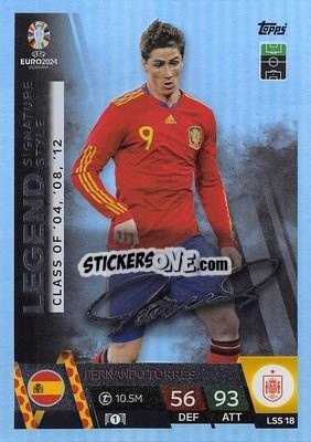 Sticker Fernando Torres - UEFA Euro 2024. Match Attax
 - Topps