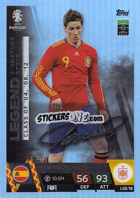 Sticker Fernando Torres - UEFA Euro 2024. Match Attax
 n. LSS18 - Topps