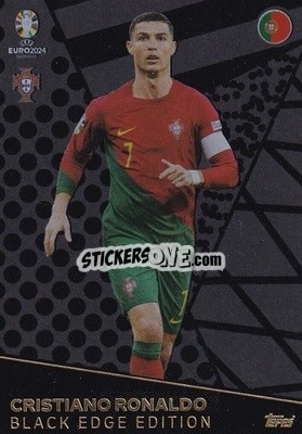 Sticker Cristiano Ronaldo - UEFA Euro 2024. Match Attax
 n. BE7 - Topps