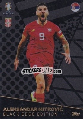 Sticker Aleksandar Mitrović - UEFA Euro 2024. Match Attax
 n. BE8 - Topps