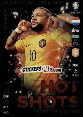 Sticker Mephis Depay - UEFA Euro 2024. Match Attax
 - Topps