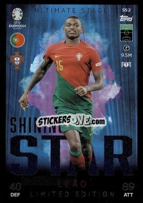 Sticker Rafael Leão - UEFA Euro 2024. Match Attax
 - Topps