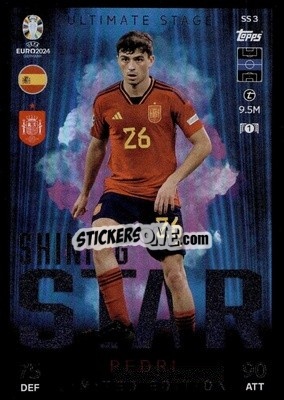 Sticker Pedri - UEFA Euro 2024. Match Attax
 - Topps