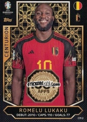 Sticker Romelu Lukaku - UEFA Euro 2024. Match Attax
 n. CM2 - Topps