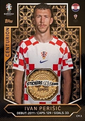 Sticker Ivan Perišić - UEFA Euro 2024. Match Attax
 n. CM3 - Topps