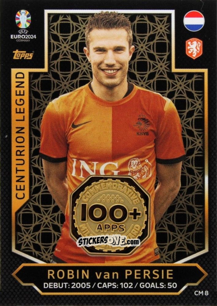 Sticker Robin van Persie - UEFA Euro 2024. Match Attax
 n. CM8 - Topps