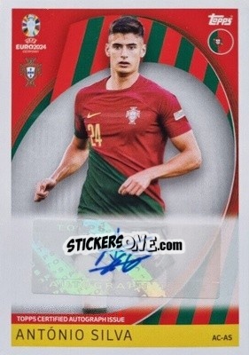 Sticker António Silva - UEFA Euro 2024. Match Attax
 n. AC-AS - Topps