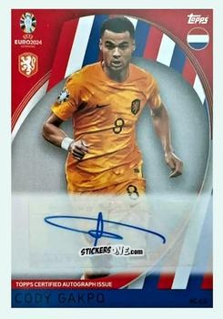 Sticker Cody Gakpo - UEFA Euro 2024. Match Attax
 n. AC-CG - Topps