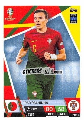Sticker João Palhinha - UEFA Euro 2024. Match Attax
 n. POR9 - Topps