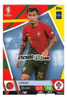 Sticker Otávio - UEFA Euro 2024. Match Attax
 n. POR10 - Topps